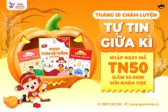 Tháng 10 chăm luyện - Tự tin thi giữa kì | Nhập mã TN50 cho mọi khóa học