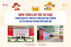 Hành trình lan tỏa tri thức: Trạng Nguyên thăm và trao quà các Trường có thí sinh thi Đình cấp Quốc gia