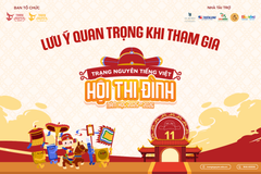 Lưu ý quan trọng khi tham gia Hội thi Đình (Cấp Quốc gia) 11-12/4