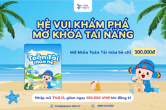 Đón hè rực rỡ: Đăng ký ngay khóa “Toàn Tài Mùa Hè” dành cho học sinh Tiểu học