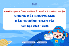 Quyết định công nhận kết quả và chứng nhận thi vòng chung kết Showgame Đấu Trường Toàn Tài năm học 2024 - 2025