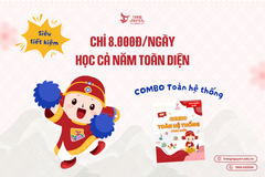 COMBO TOÀN HỆ THỐNG - Siêu tiết kiệm: Chỉ 8.000đ/ngày - Học cả năm toàn diện