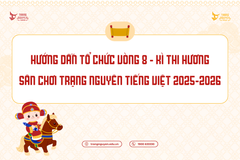 Hướng dẫn tổ chức Vòng 8 - Kì thi Hương Sân chơi Trạng Nguyên Tiếng Việt năm học 2025-2026