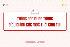 Thông báo quan trọng - Điều chỉnh mốc thời gian thi các sân chơi năm học 2025-2026
