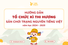 Hướng dẫn tổ chức kì thi Hương sân chơi Trạng Nguyên Tiếng Việt năm học 2024 - 2025