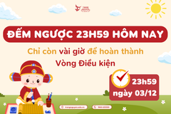  Cơ hội cuối - Hoàn thiện Vòng Điều kiện trước 23h59 hôm nay 