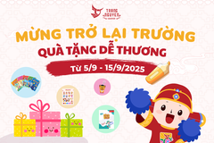 Mừng trở lại trường – Quà tặng dễ thương: Chương trình ưu đãi tháng 9/2025