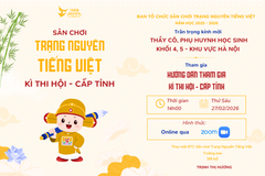 Thư mời thầy cô, phụ huynh và học sinh khối 4, 5 tham dự buổi hướng dẫn tham gia Kì thi Hội Hà Nội