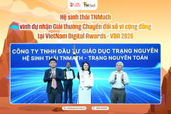 Hệ sinh thái TNMath vinh dự nhận Giải thưởng Chuyển đổi số vì cộng đồng tại VietNam Digital Awards - VDA 2026