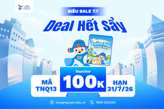 Siêu sale 7.7 – Giảm ngay 100K khóa Toàn Tài Mùa Hè
