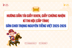 Hướng dẫn tải giấy khen, giấy chứng nhận Kì thi Hội năm học 2025 - 2026