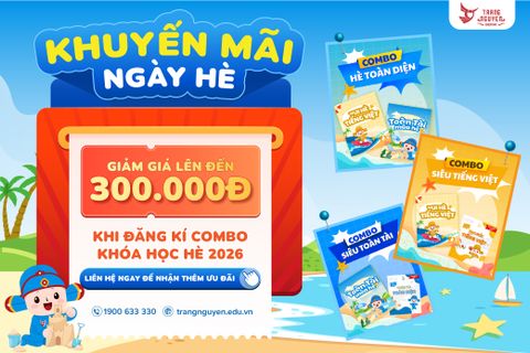 Khuyến mãi ngày hè 2026 – Vui hè học chủ động, tự tin bứt phá