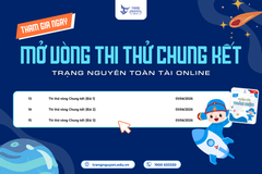 Chính thức mở Vòng ôn luyện Chung Kết Quốc Gia - Trạng Nguyên Toàn Tài Online