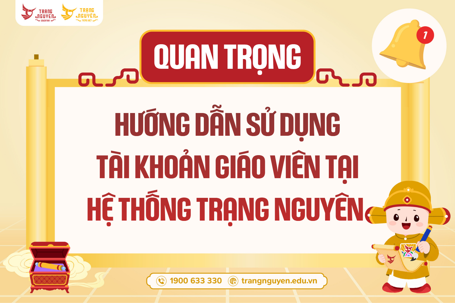 [MỚI] Hướng dẫn sử dụng tài khoản giáo viên tại hệ thống Trạng Nguyên 